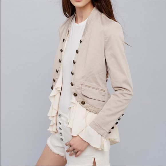 Free People Jackets & Blazers - NWT. Free People Romantic Ruffles Jacket